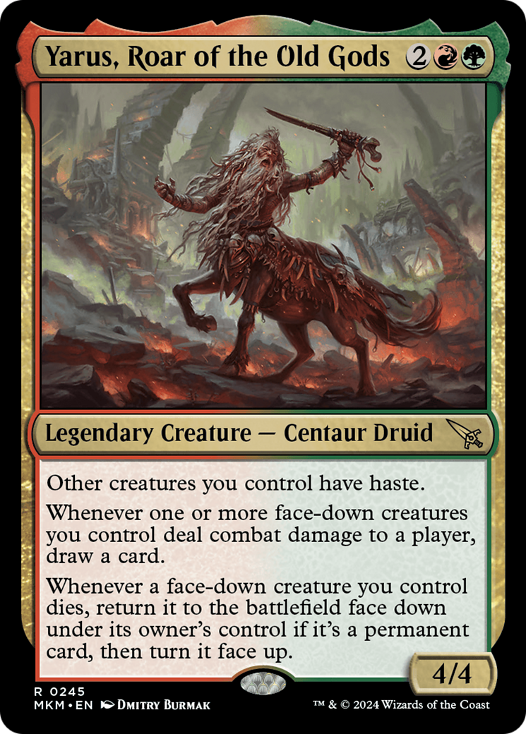 Yarus, Roar of the Old Gods (MKM-245) [Murders at Karlov Manor] MTG Single Murders at Karlov Manor