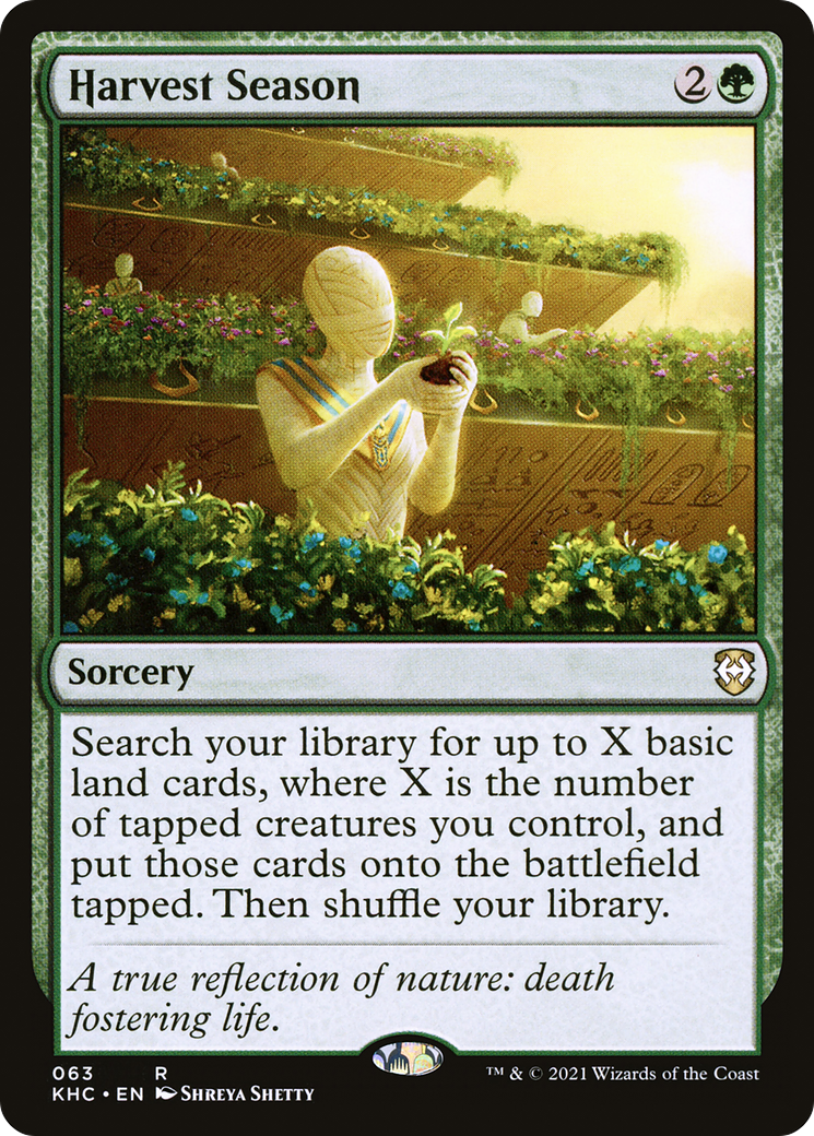 Harvest Season (KHC-063) [Kaldheim Commander] MTG Single Wizards of the Coast