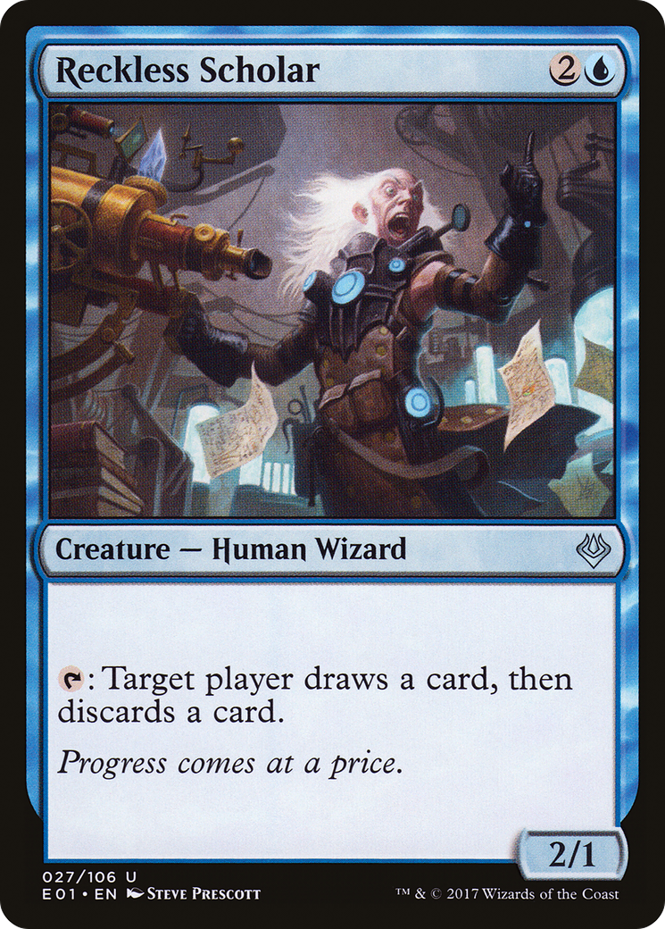 Reckless Scholar (AC2-027) [Misc] Archenemy: Nicol Bolas MTG Single Wizards of the Coast