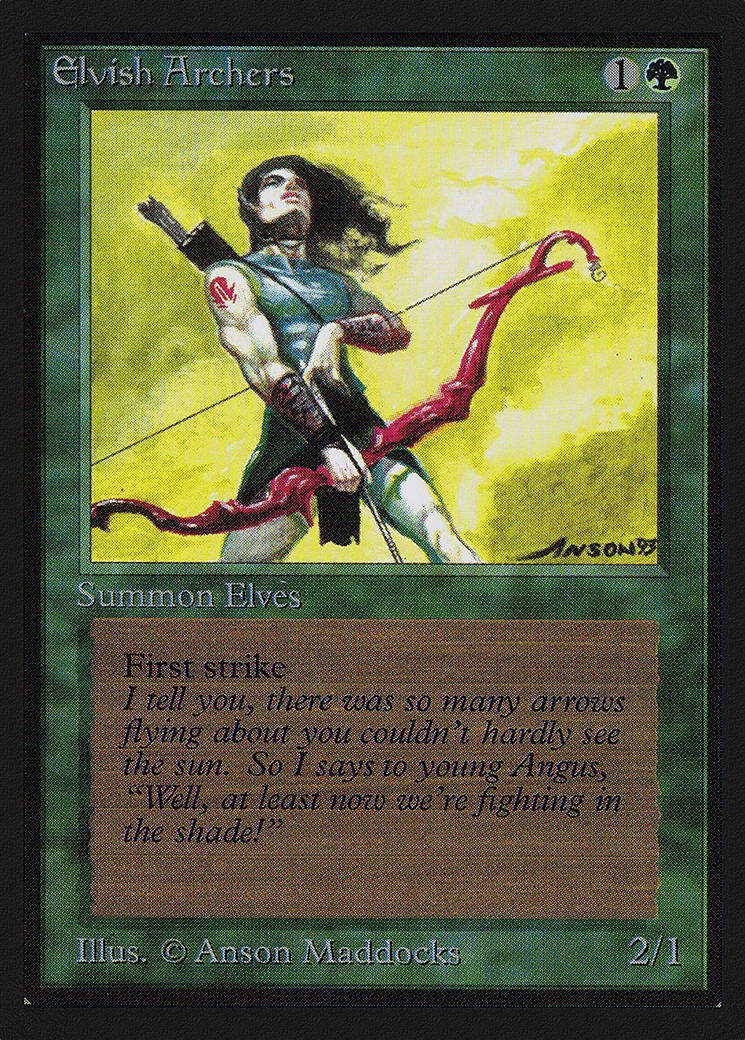 Elvish Archers (IE) (IED-) [Intl. Collectors' Edition] MTG Single Wizards of the Coast