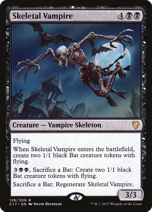 Skeletal Vampire (C17-126) [Commander 2017] MTG Single Wizards of the Coast