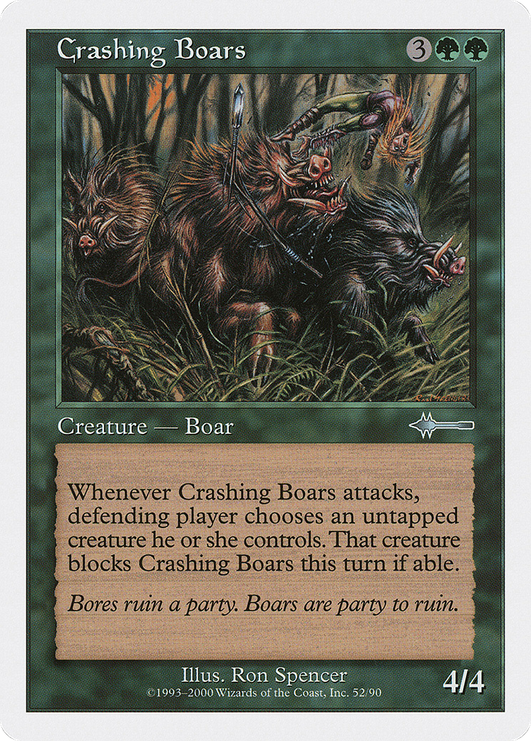 Crashing Boars (BTD-052) [Misc] Beatdown Box Set MTG Single Wizards of the Coast