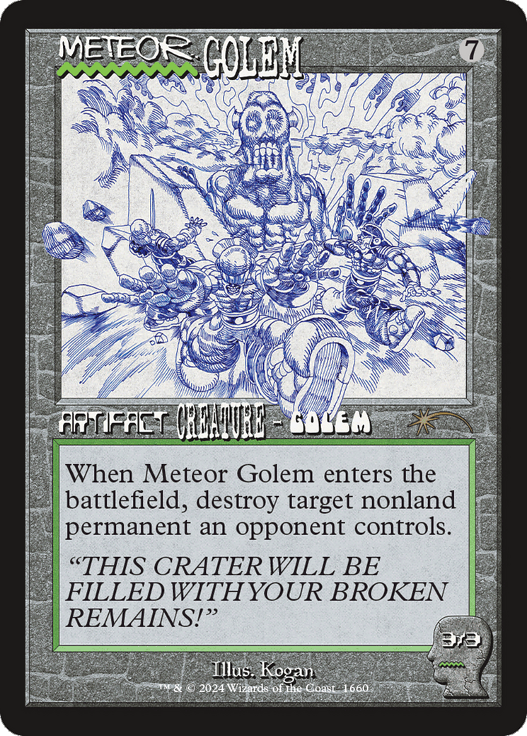 Meteor Golem (SLD-1660) [Secret Lair] Drop MTG Single Wizards of the Coast
