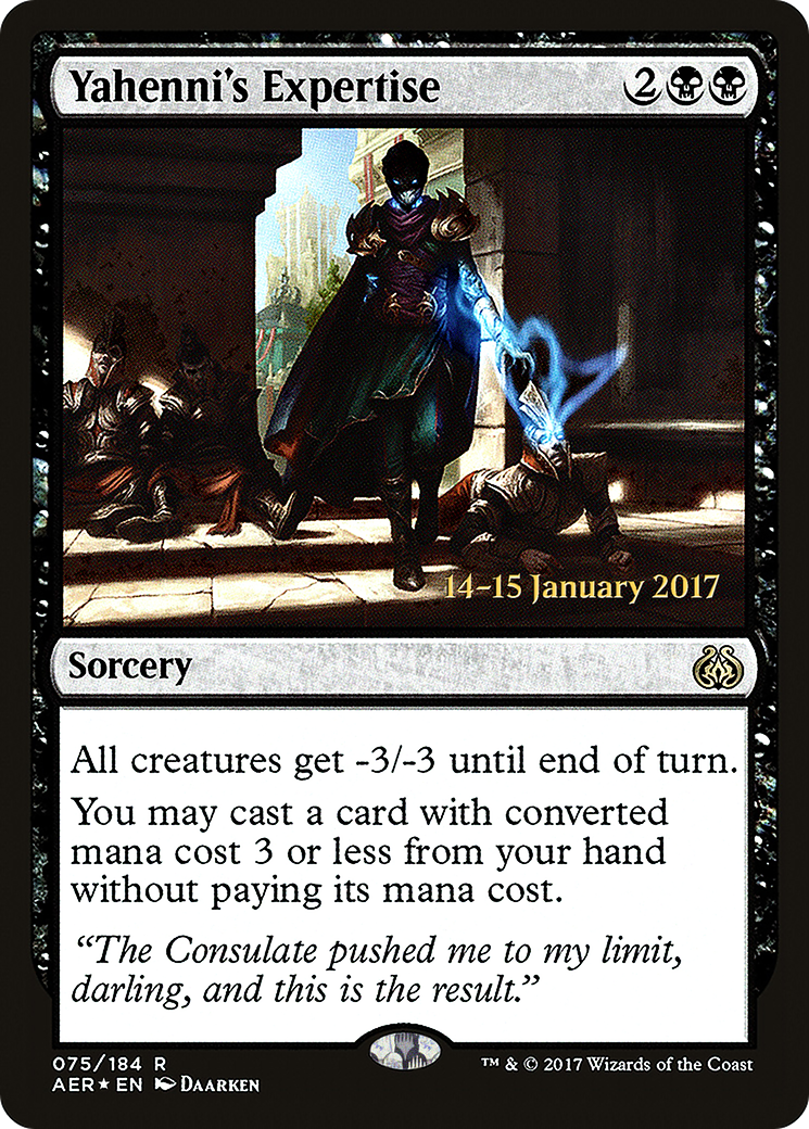 Yahenni's Expertise (PRE-075) [Aether Revolt Promos] Foil MTG Single Wizards of the Coast