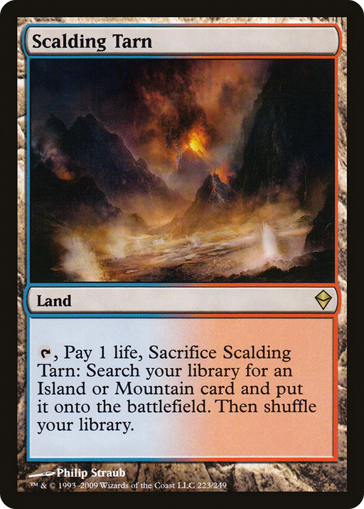 Scalding Tarn (ZEN-223) [Zendikar] Foil MTG Single Wizards of the Coast