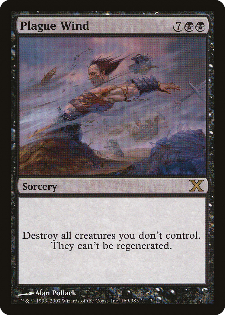 Plague Wind (10E-169) [Tenth Edition] Foil MTG Single Wizards of the Coast