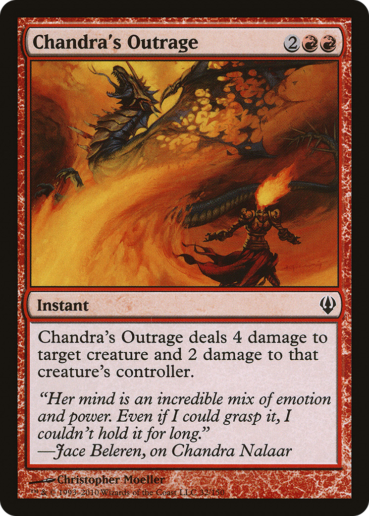 Chandra's Outrage (ARC-032) [Misc] Archenemy MTG Single Wizards of the Coast