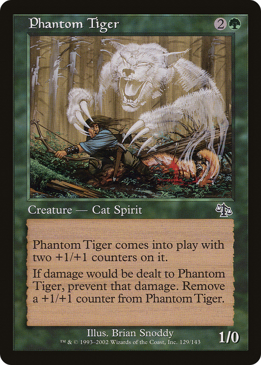 Phantom Tiger (JUD-129) [Judgment] MTG Single Wizards of the Coast