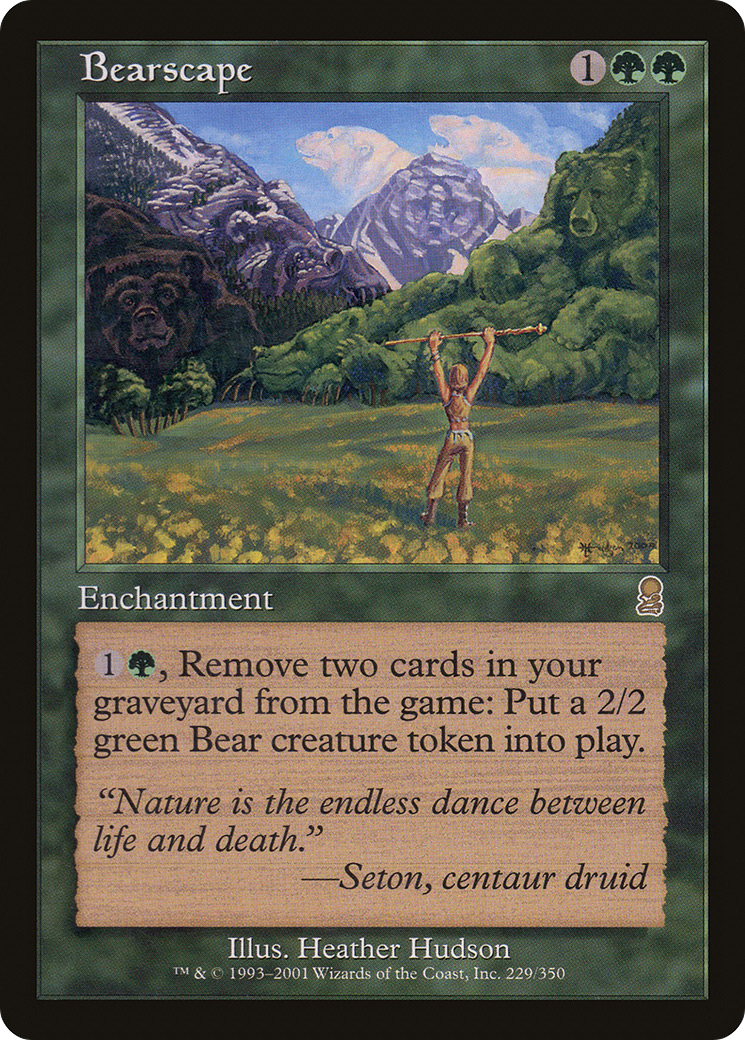Bearscape (ODY-229) [Odyssey] MTG Single Wizards of the Coast