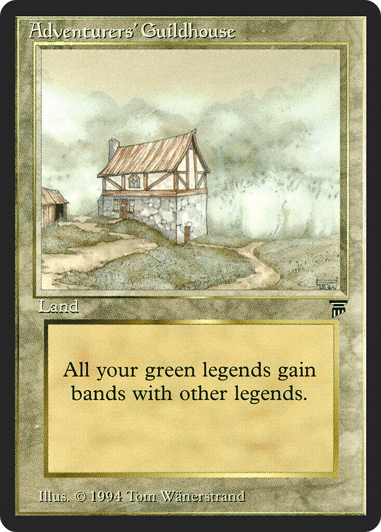 Adventurers' Guildhouse (LEG-) [Oldschool] Legends MTG Single Wizards of the Coast
