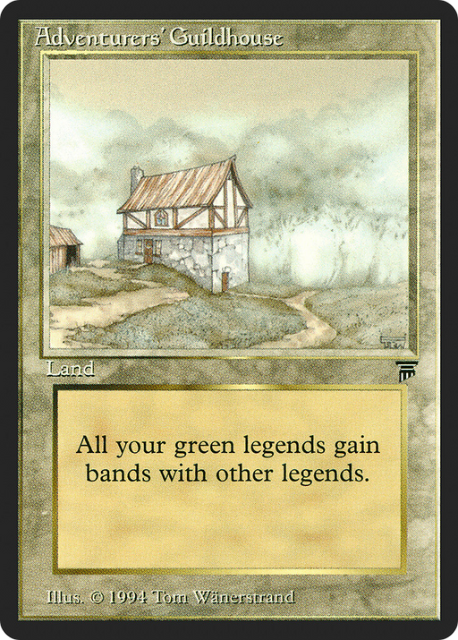 Adventurers' Guildhouse (LEG-) [Oldschool] Legends MTG Single Wizards of the Coast