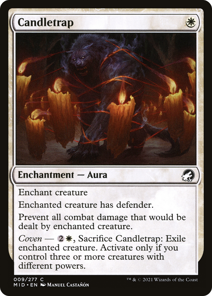 Candletrap (MID-009) [Innistrad: Midnight Hunt] Foil MTG Single Wizards of the Coast