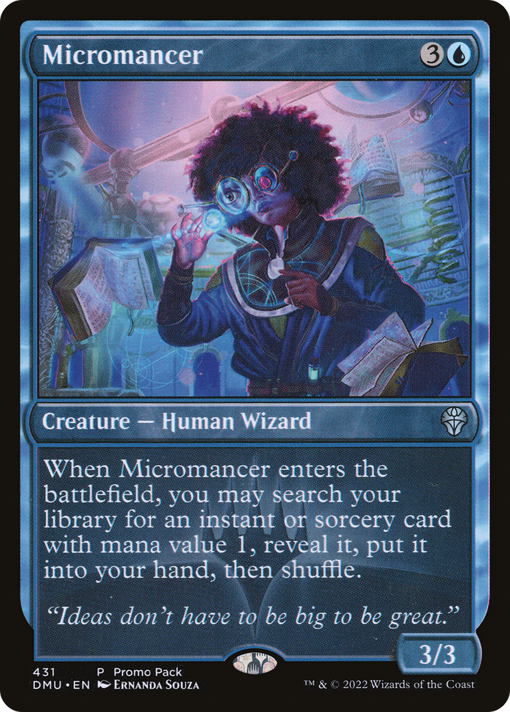 Micromancer (PPDMU-431) [Dominaria United] Foil MTG Single Wizards of the Coast