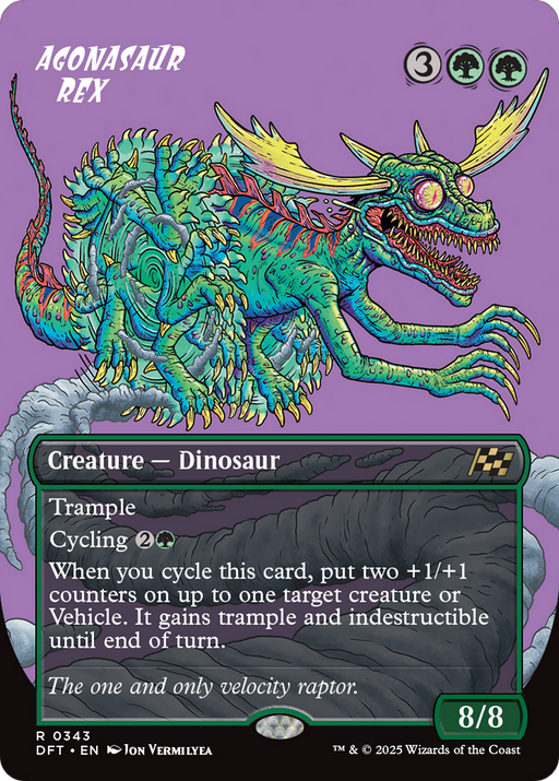 Agonasaur Rex (DFT-343) [Aetherdrift] (Borderless) MTG Single Wizards of the Coast