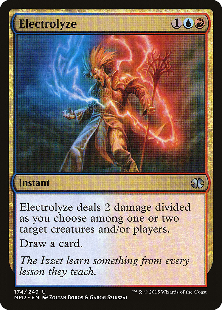 Electrolyze (MM2-174) [Modern Masters 2015] MTG Single Wizards of the Coast