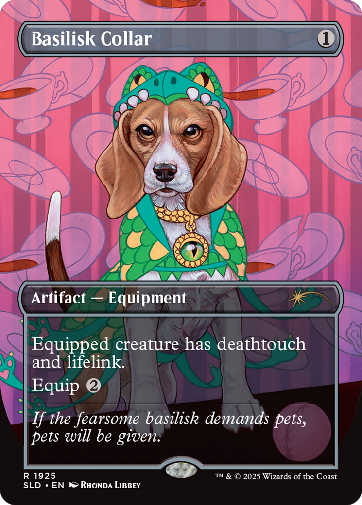 Basilisk Collar (1925) (SLD-1925) [Secret Lair] Drop (Borderless) MTG Single Wizards of the Coast