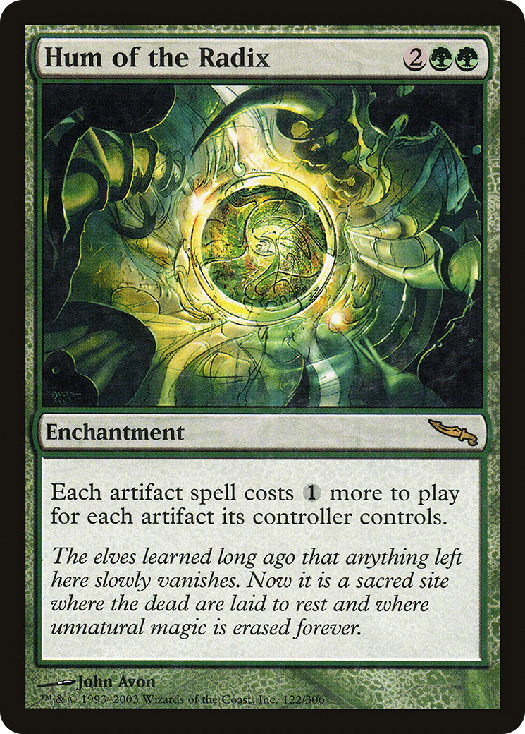 Hum of the Radix (MRD-122) [Mirrodin] Foil MTG Single Wizards of the Coast