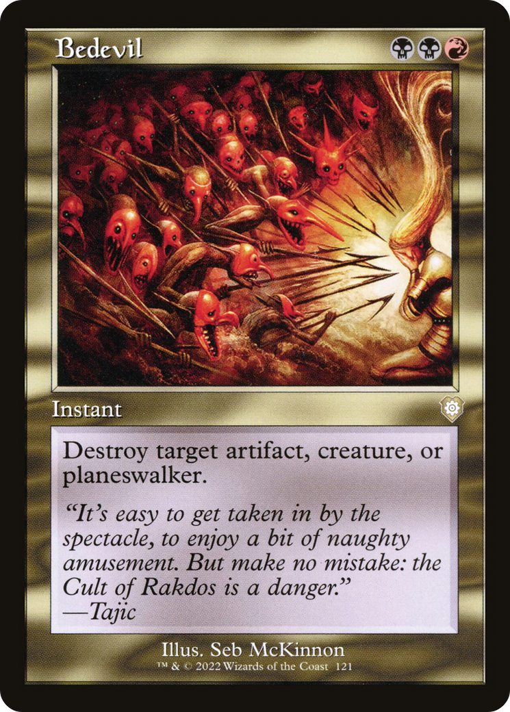 Bedevil (BRC-121) [The Brothers' War Commander] MTG Single Wizards of the Coast