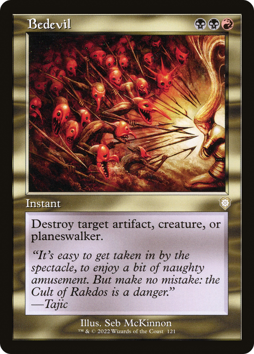 Bedevil (BRC-121) [The Brothers' War Commander] MTG Single Wizards of the Coast
