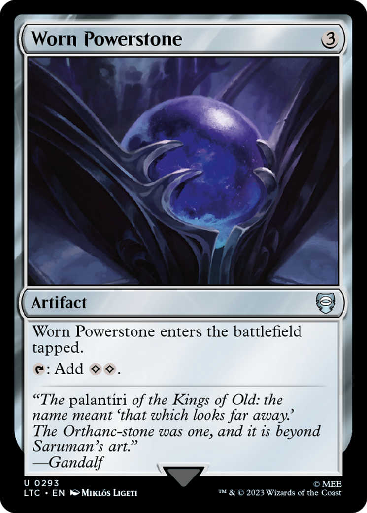 Worn Powerstone (LTC-293) [Tales of Middle-earth Commander] MTG Single Wizards of the Coast