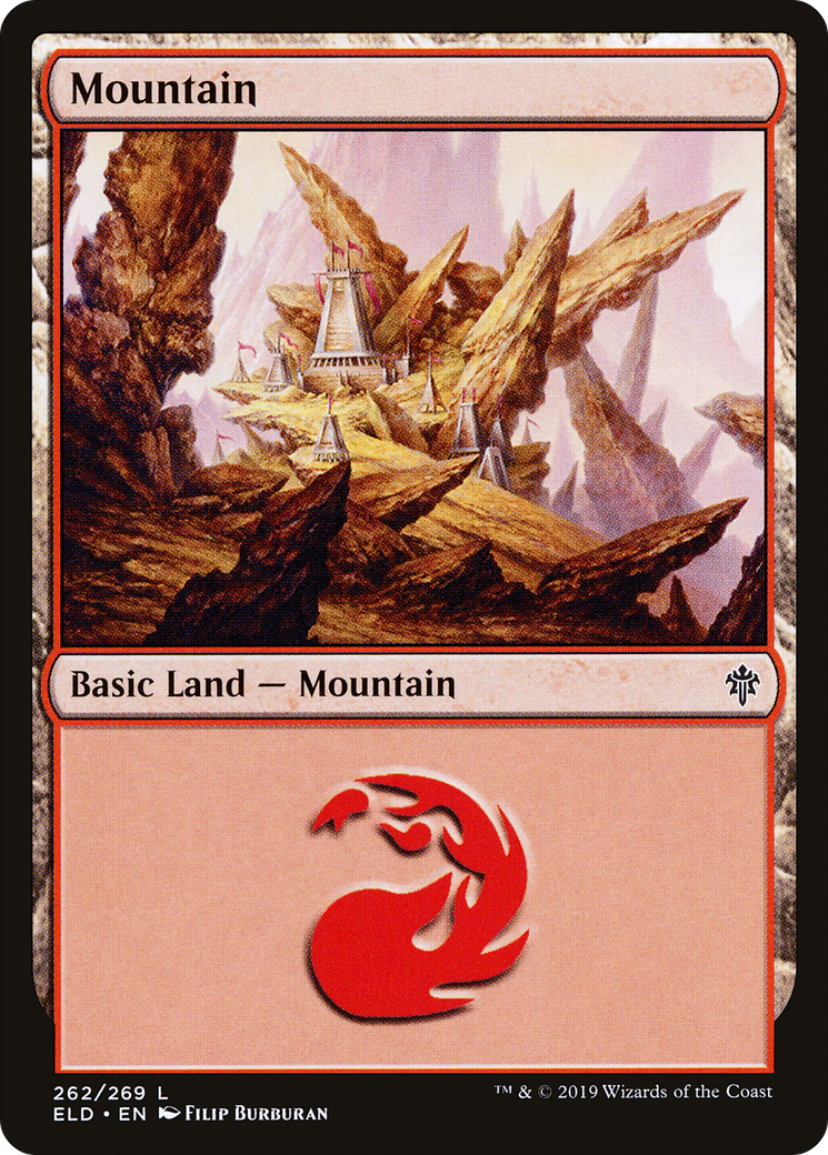 Mountain (262) (ELD-262) [Throne of Eldraine] Foil MTG Single Wizards of the Coast