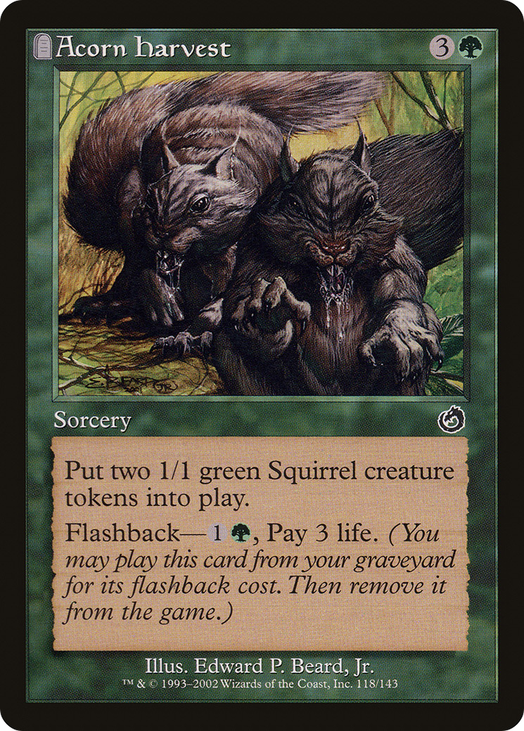 Acorn Harvest (TOR-118) [Torment] MTG Single Wizards of the Coast