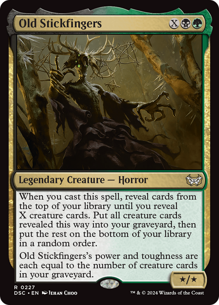 Old Stickfingers (DSC-227) [Duskmourn: House of Horror Commander] MTG Single Wizards of the Coast