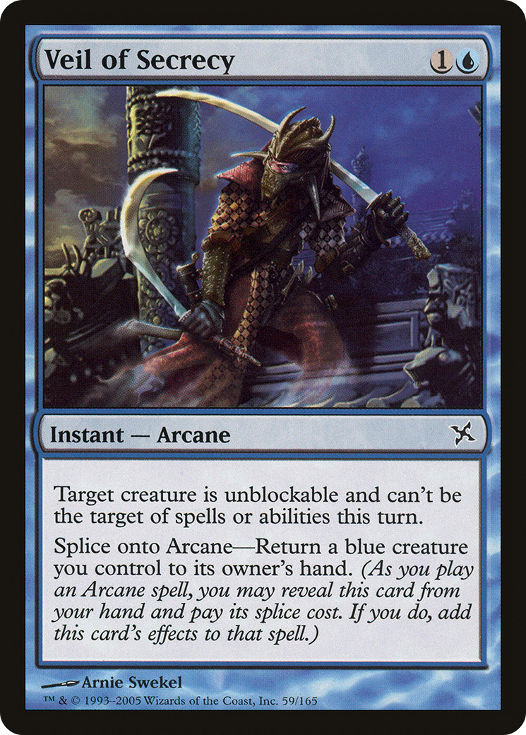 Veil of Secrecy (BOK-059) [Betrayers of Kamigawa] Foil MTG Single Wizards of the Coast