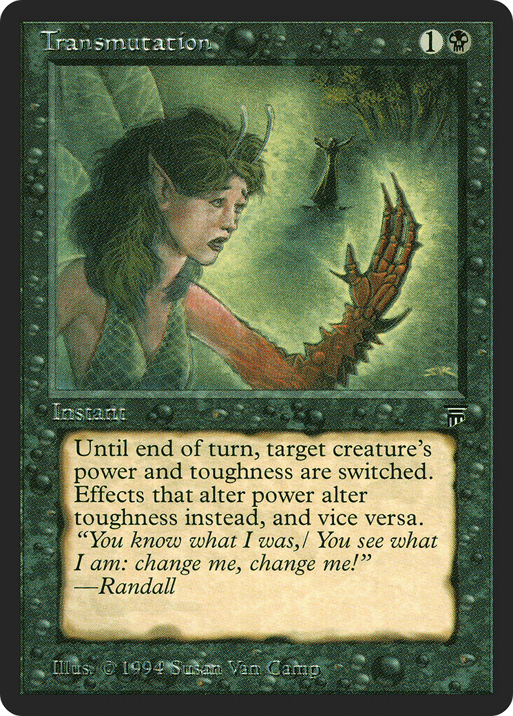 Transmutation (LEG-123) [Oldschool] Legends MTG Single Wizards of the Coast