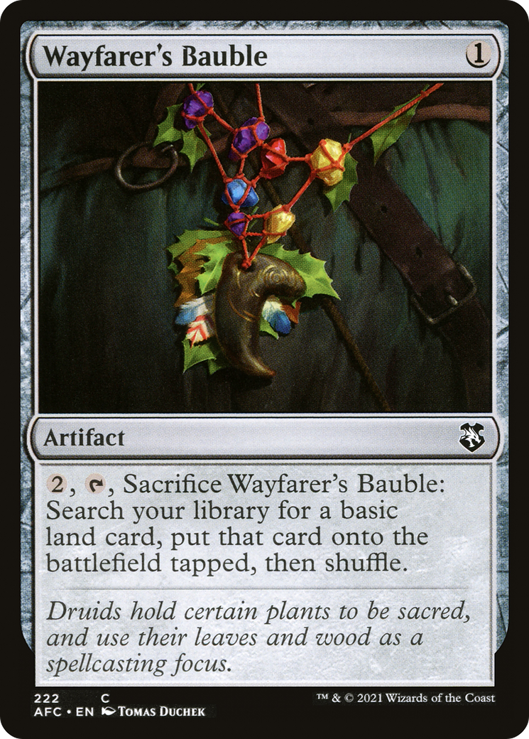 Wayfarer's Bauble (AFC-222) [Forgotten Realms Commander] MTG Single Wizards of the Coast