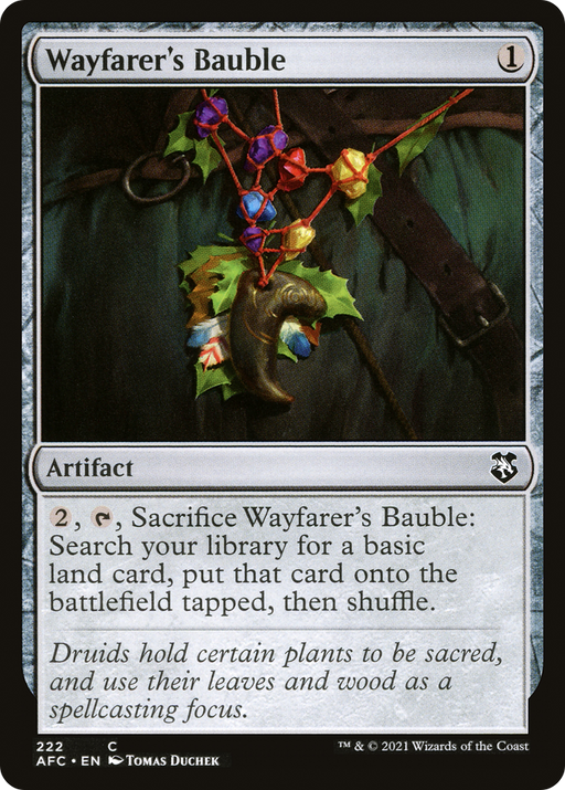 Wayfarer's Bauble (AFC-222) [Forgotten Realms Commander] MTG Single Wizards of the Coast