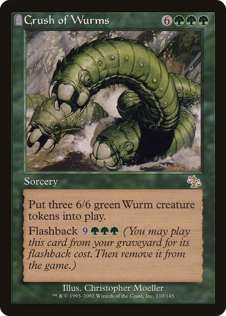 Crush of Wurms (JUD-110) [Judgment] MTG Single Wizards of the Coast