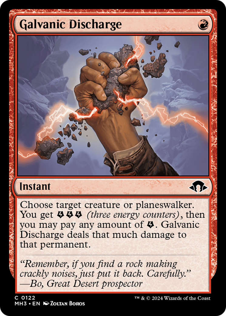 Galvanic Discharge (MH3-122) [Modern Horizons 3] MTG Single Modern Horizons 3