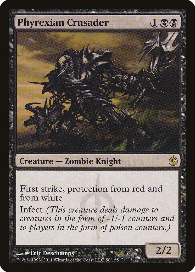 Phyrexian Crusader (MBS-050) [Mirrodin Besieged] Foil MTG Single Wizards of the Coast