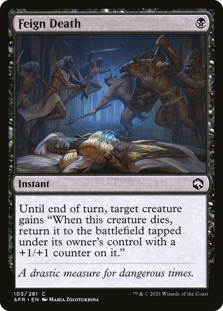 Feign Death (AFR-103) [Adventures in the Forgotten Realms] MTG Single Wizards of the Coast