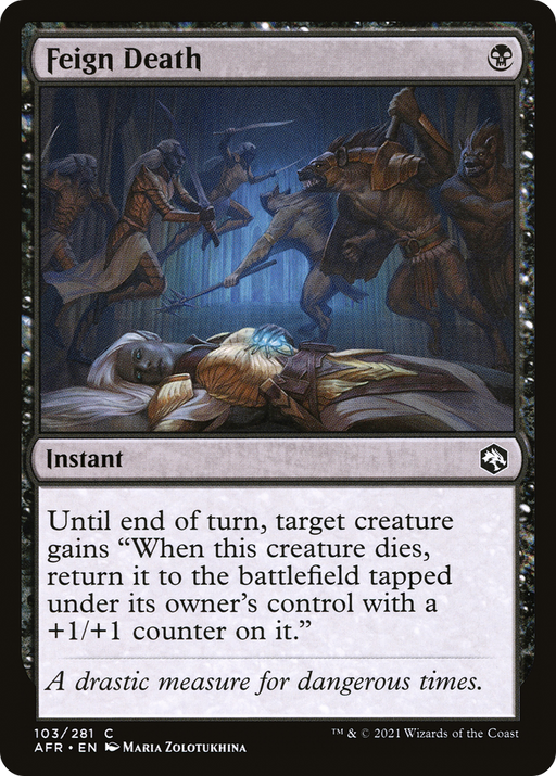 Feign Death (AFR-103) [Adventures in the Forgotten Realms] MTG Single Wizards of the Coast
