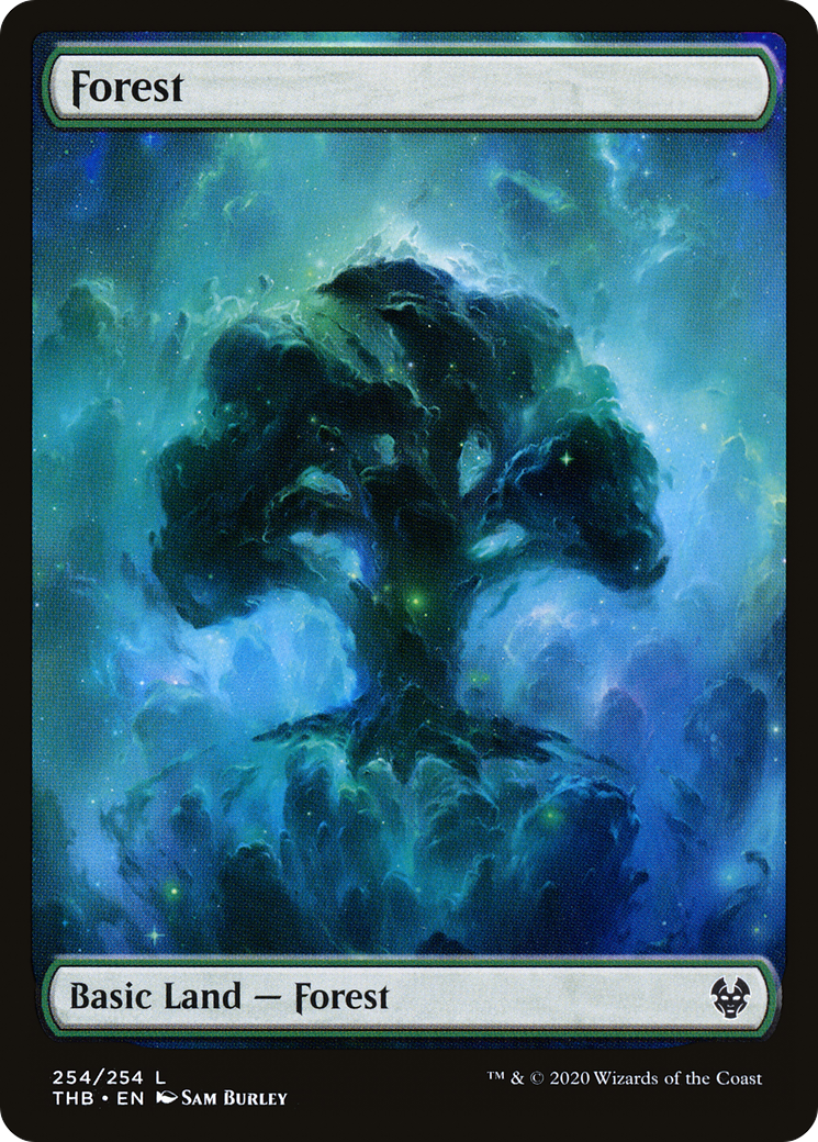 Forest (THB-254) [Theros Beyond Death] Foil MTG Single Wizards of the Coast