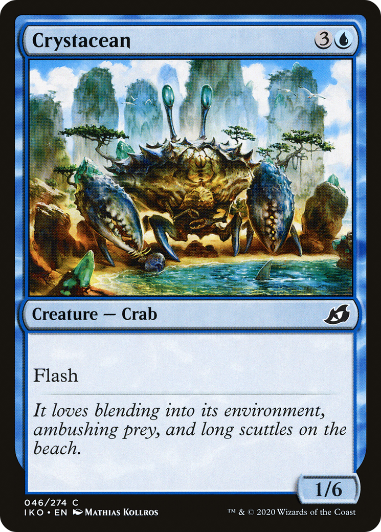 Crystacean (IKO-046) [Ikoria: Lair of Behemoths] MTG Single Wizards of the Coast