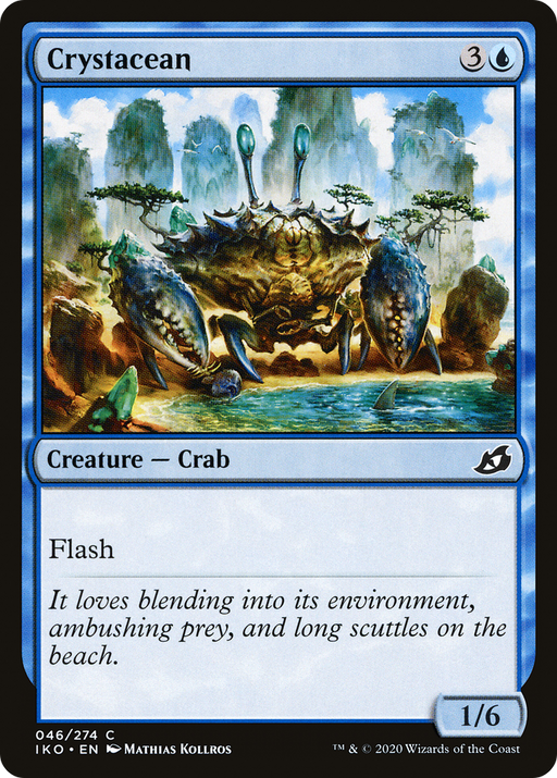 Crystacean (IKO-046) [Ikoria: Lair of Behemoths] MTG Single Wizards of the Coast