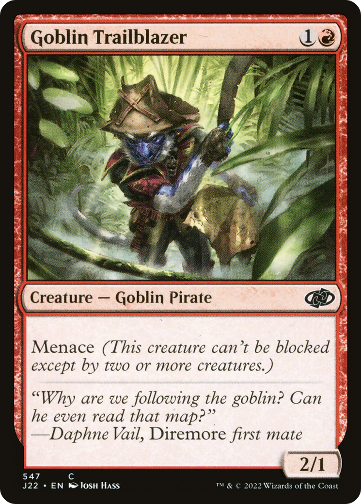Goblin Trailblazer (J22-547) [Jumpstart 2022] MTG Single Wizards of the Coast