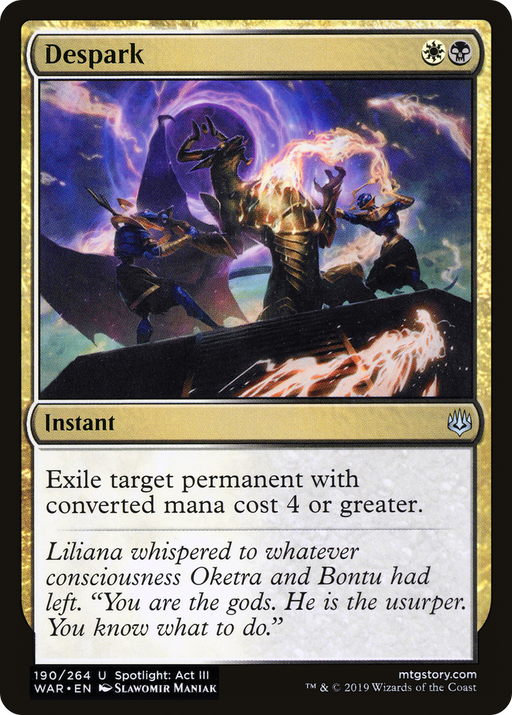 Despark (WAR-190) [War of the Spark] MTG Single Wizards of the Coast