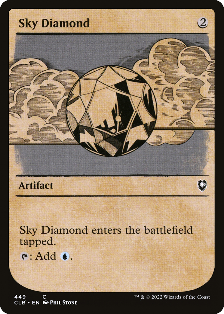 Sky Diamond (CLB-449) [Commander Legends: Battle for Baldur's Gate] (Showcase) MTG Single Wizards of the Coast