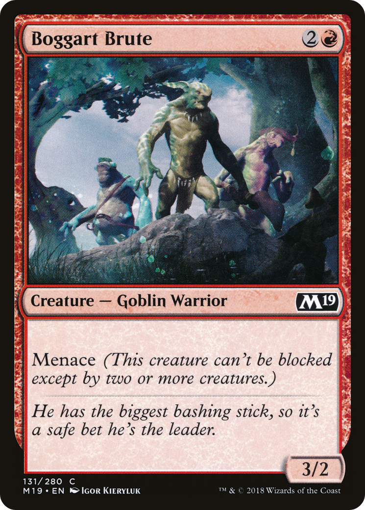 Boggart Brute (M19-131) [Core Set 2019] MTG Single Wizards of the Coast