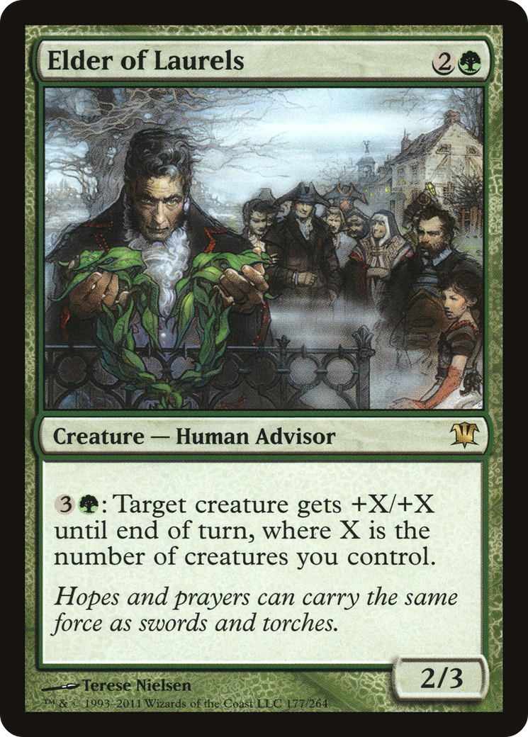 Elder of Laurels (ISD-177) [Innistrad] Foil MTG Single Wizards of the Coast