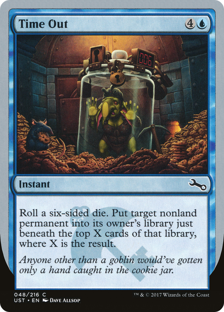 Time Out (UST-048) [Unstable] MTG Single Wizards of the Coast