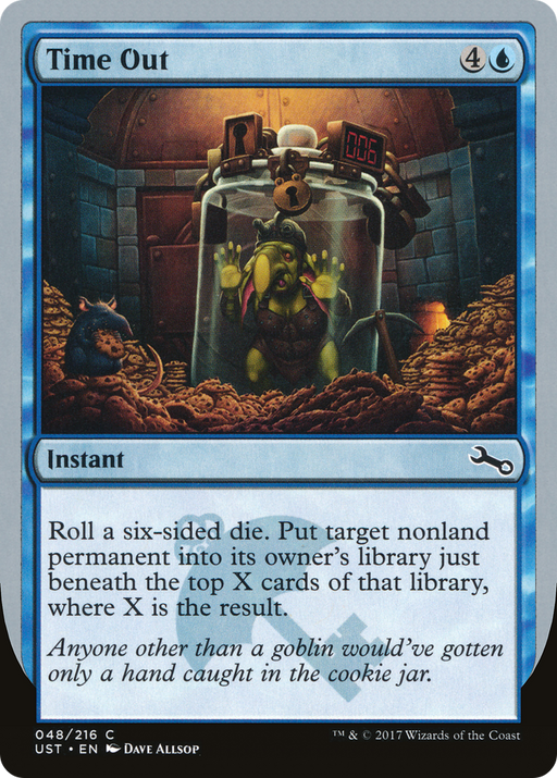 Time Out (UST-048) [Unstable] Foil MTG Single Wizards of the Coast