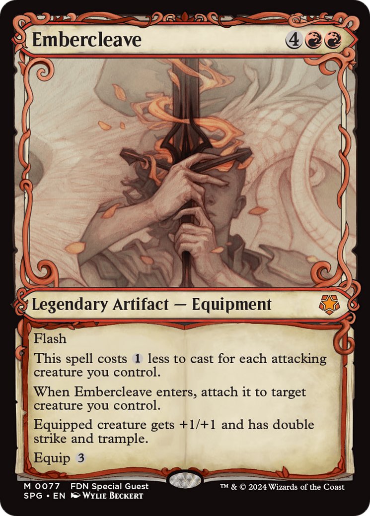 Embercleave (SPG-077) [Special Guests] (Showcase) Foil MTG Single Wizards of the Coast