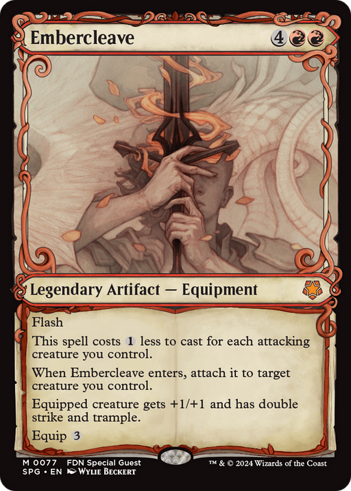 Embercleave (SPG-077) [Special Guests] (Showcase) MTG Single Wizards of the Coast