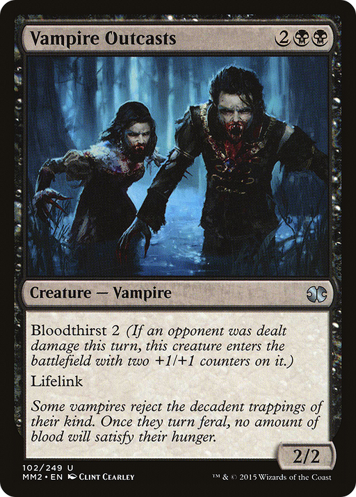 Vampire Outcasts (MM2-102) [Modern Masters 2015] Foil MTG Single Modern Masters 2015