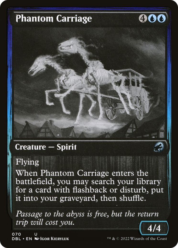 Phantom Carriage (DBL-070) [Innistrad: Double Feature] MTG Single Wizards of the Coast